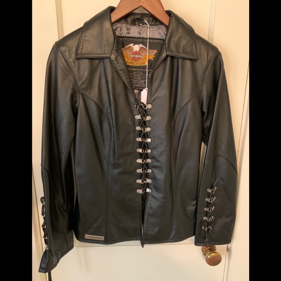 Sold Elsewhere 
Harley Davidson Leather Jacket🥀 - Picture 1 of 5